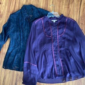 ✨bundle- two sheer tops